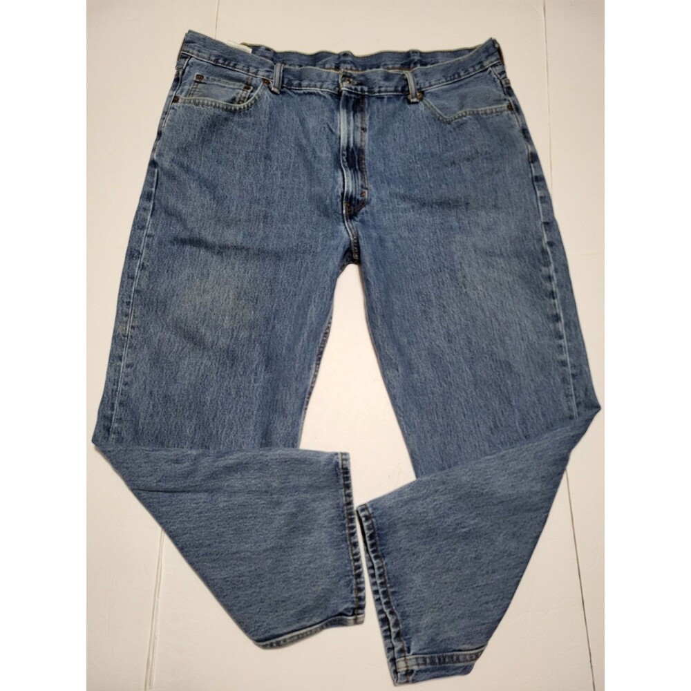 Levi's 550 Relaxed Fit Jeans Men 44x29 Big Tall Medium Blue Wash 100% Cotton